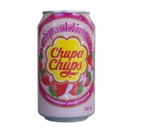 Chupa Chups Boisson gazeuse saveur fraise & crème - 345 ml