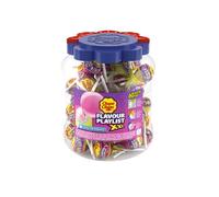 Chupa Chups Boite de 60 Sucettes XXL avec un Coeur Bubble Gum 3 saveurs Différentes 60 X29 gr