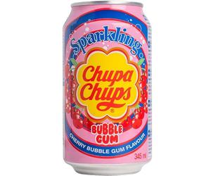 CHUPA CHUPS - Chupa Chups Sparkling Cherry Bubble Gum - Multipack (24 X 345 ML)
