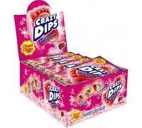 Chupa Chups crazy dips Fraise 24 pièces