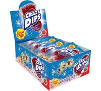 Chupa Chups Crazy Dips Sucette Cola 14g carton 24 pcs