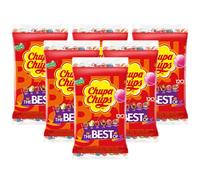 Chupa Chups - Lot de 6 sachets de 120 sucettes The Best of