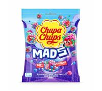 Chupa Chups Mads Fruits Lot de 3 Sachets 115g - Bonbons Acidulés Cœur Tendre et Enrobage Croustillant - Saveur Fruits - 345g