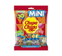 Chupa Chups - Mini sucettes assorties - Cola, Fraise, Orange, Pomme - Sachet de 30 - 180 g