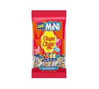 Chupa Chups Mini Sucettes 4 Saveurs 360 Sucettes Dans Un Sac De Recharge 2160g