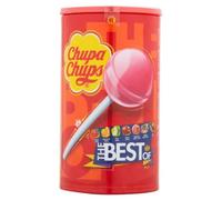 Chupa Chups Party Sweets - Tube The Best Of Lollipop (100 sucettes en 7 saveurs) (l'emballage peut varier)
