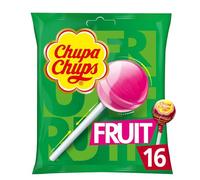 CHUPA CHUPS - Sucettes Fruitées Gourmandes, Explosion de Saveurs Colorées (Sachet 192g) - Lot de 4 - vendu par Lot