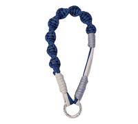 CHUQING Lanière bleue courte en macramé pour téléphone portable