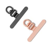 CHUQING Lanyard universel pour téléphone avec patchs, cordon pour téléphone, bande universelle pour téléphone, patchs pour téléphone, 2 pièces, 0,6 x 4 cm