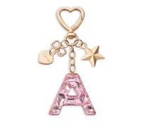 CHUQING Porte-clés lettre A rose avec initiale avec lettres pour filles et femmes