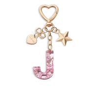 CHUQING Porte-clés lettre rose avec initiale avec lettres pour filles et femmes, Kc-zw-j, S