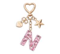 CHUQING Porte-clés lettre rose avec initiale avec lettres pour filles et femmes, Kc-zw-n, S