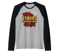 Chœur Funny Chaotic Music Student Off Key Ensemble Vocal Manche Raglan