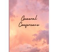 Church of Jesus Christ of LDS General Conference Notebook Study Journal Youth Missionary Gift clouds sky sunset landscape nature one year two ... impressions book one year two conferences