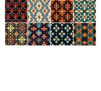 Church Patterns Papier de riz 30 x 30 cm - Papier de découpage pour meubles, supports mixtes, cartes et travaux manuels, découpage CRAFT KREATIVELY