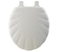 Church Seats 22EC 000 Shell Toilet Seat, Wood