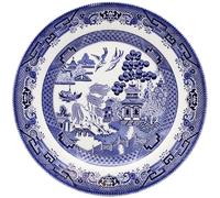 Churchill BLU Willow Mint Assiette plate 26 cm, céramique, multicolore, 26 x 26 x 1 cm