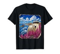 Churchill Canada, réinterprété artistiquement #LeoPepeDesign T-Shirt Graphique avec Valeur