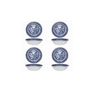 Churchill Blue Willow Lot de 4 bols à pâtes en osier 22,9 cm