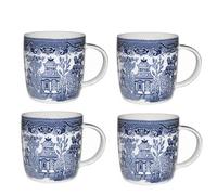 Churchill Lot de 4 tasses en osier bleu 325 ml