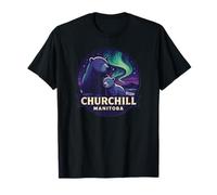 Churchill Manitoba Ours Polaire Motif Maman et Petit T-Shirt