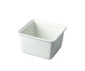 Churchill Super vitrifiée Ca950 Counter-serve Cocotte rectangulaire, Blanc (lot de 4)