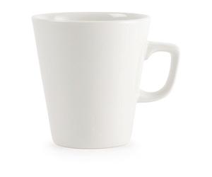 Churchill Super vitrifiée W003 Uni Ware Cafe Latte Mug, Blanc (lot de 6)
