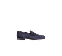 Church's - Mocassin Bleu en Daim avec Semelle en Cuir - Homme - Chaussures - Bleu - Taille: 41 EU