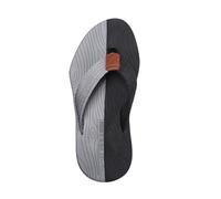 CHURICH-E Diapositives, Tongs d'été for hommes - Sandales de plage légères, tendance et confortables,Pantoufles(BlackGray,41 EU)