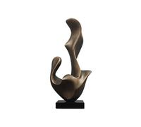 CHURICH-E Ornamenten, Sculpture Abstraite créative en Fibre de Verre, Art Minimaliste Moderne, for la décoration du Salon, Woondecoratie
