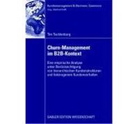 Churn-Management im B2B-Kontext Tecklenburg, Tim (Auteur)