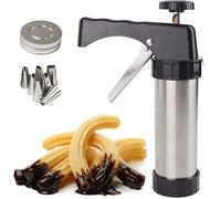 Churreras domestiques - Churrera professionnelle pour churros et matraques - Machine à biscuits et desserts en acier inoxydable