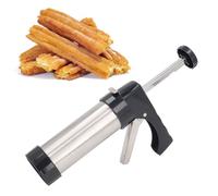 Churro Maker, Presse à Biscuits en Acier Inoxydable, Presse à Biscuits, Pistolet à Biscuits, Outils de Décoration pour Biscuits, Gâteaux, Desserts Churro