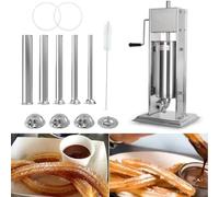 Churro Maker Presse verticale en acier inoxydable avec remplissage de saucisses pour cuisines commerciales