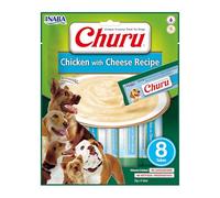 Churu Sticks by INABA Dog Treat - Chicken & Cheese Flavour (8 x 20g) / Soft & Creamy Dog Treat, Delicious & Healthy Snack, Food Topper, Pill Assist, Training Treat, Natural, Grain Free