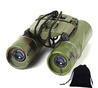 ChuShengQ 8x21 Jumelles de voyage pliables et portables étanches Mini télescope avec faible luminosité Nuit pour oiseaux observation de la chasse voyage touristique Cadeau