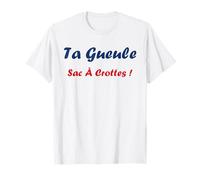 Chut Humour sac à crottes ferme ta gueule T-Shirt