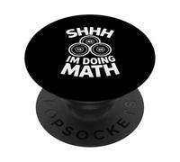 Chut, Je Fais des mathématiques, Dicton Amusant PopSockets PopGrip Adhésif