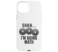 Chut... Je Fais Un entraînement Amusant en mathématiques et en Musculation Coque pour iPhone 15 Plus