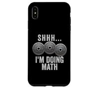 Chut... Je Fais Un entraînement Amusant en mathématiques et en Musculation Coque pour iPhone XS Max