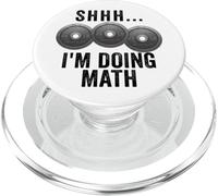 Chut... Je Fais Un entraînement Amusant en mathématiques et en Musculation PopSockets PopGrip pour MagSafe