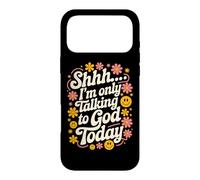Chut... Je ne Parle qu'à Dieu Aujourd'hui Faith Christian Jesus Coque pour iPhone 17 Pro Max