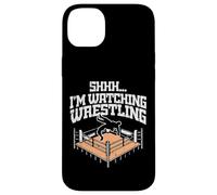 Chut, Je Regarde Wrestling Funny Wrestler Fan Men Boys Kids. Coque pour iPhone 14 Plus
