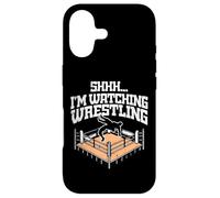 Chut, Je Regarde Wrestling Funny Wrestler Fan Men Boys Kids. Coque pour iPhone 17