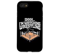 Chut, Je Regarde Wrestling Funny Wrestler Fan Men Boys Kids. Coque pour iPhone SE (2020) / 7/8