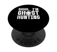Chut... Je suis à la Chasse aux fantômes PopSockets PopGrip Adhésif