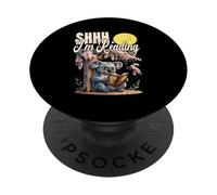 CHUT... JE SUIS EN TRAIN DE LIRE un livre de connaissances sur Smart Koala Studie More PopSockets PopGrip Adhésif