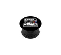 Chut, Je suis en Train de Regarder Racing Funny Car Racing Motorsport PopSockets PopGrip Adhésif
