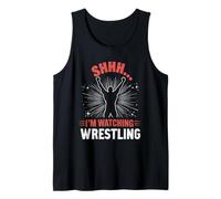Chut, Je suis en Train de Regarder Wrestling Funny Wrestling Débardeur