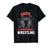 Chut, Je suis en Train de Regarder Wrestling Funny Wrestling T-Shirt